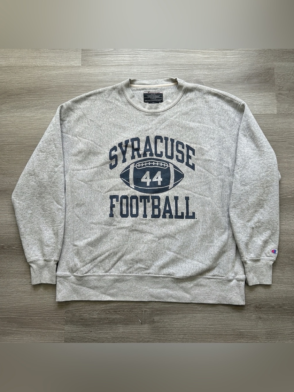 VTG 90s Syracuse University Champion Reverse Weave football Sweatshirt XL